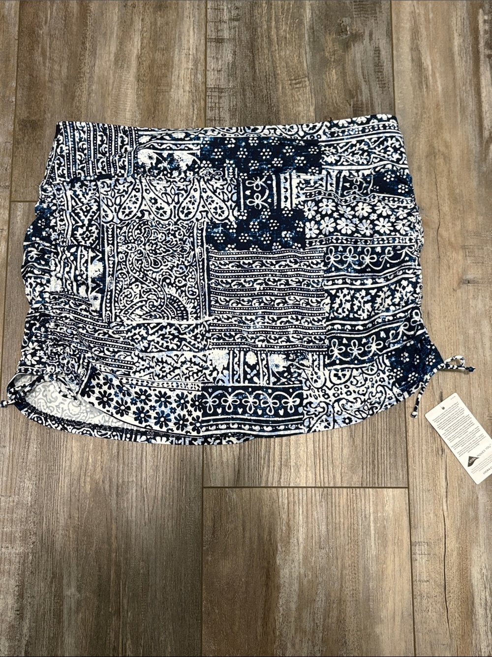 Lands' End Navy Swim Skirt size 12 NEW